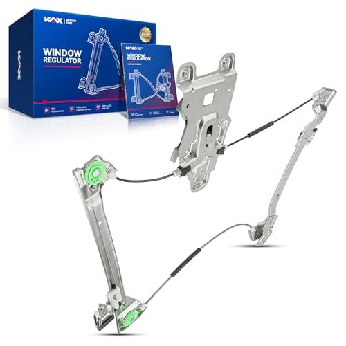 Image of KAX Front Right Power Window Regulator w /Motor Fit for Equinox 2012-2017 | for GMC Terrain 2012-2017 Front Right Passenger Side 751-637 Power Window Lifter Replaces 22803202(2-Pin)