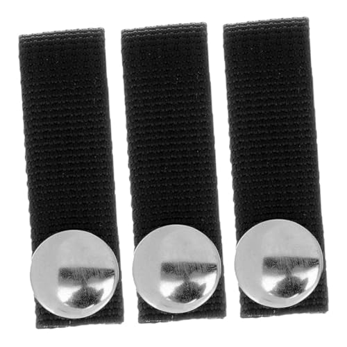 MOLUCKFU 3pcs Detachable Chin Straps for Hockey Helmets Single Snap Replacement Accessory for Safety During Compatible Hockey Helmets