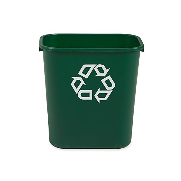 Rubbermaid Commercial Products Recycling-Abfalleimer, 26,6 l, grün, FG295606GRN – Bild 3