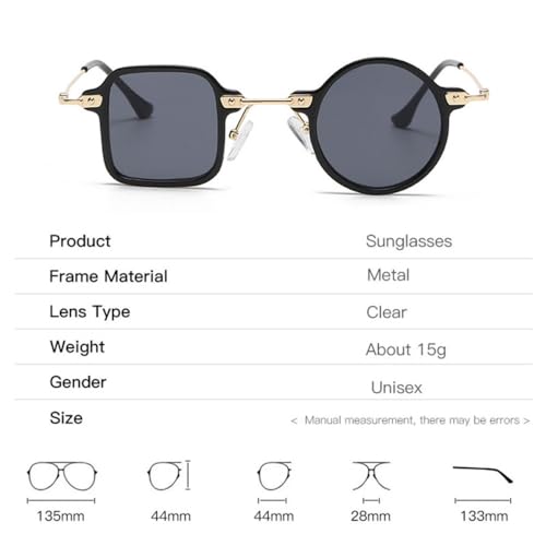 Vintage Asymmetric Galsses Frame Women Men Sqaure Round Glasses Spectacles Frame UV4004