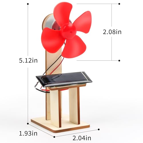6 Set Solar Fan STEM Kits for Kids Ages 6-12, Science Kits for Classroom - Image 4