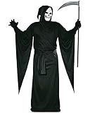 FunWorld Grim Reaper Robe, Black, One Size Costume