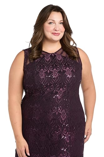 Image of Sleeveless Sequin Lace Mermaid Gown W /Sheer Insets & Strappy Details