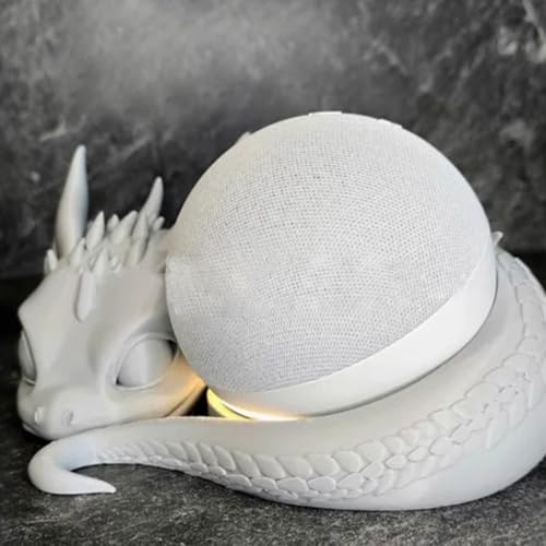 Soporte de dragón impreso en 3D base protectora de altavoz anticaídas 4