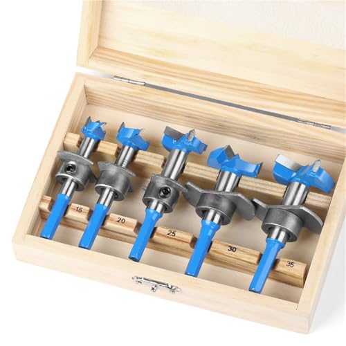 Juego de brocas para madera 15-35mm 5 piezas miniatura 3