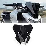Motorcycle Windscreen Fit for Honda CB750 Hornet CB 750 Hornet 2025 2026 Front Touring Windshield Visor Fairing Wind Deflector Spoiler Wind Shield Screen Protector (Black)