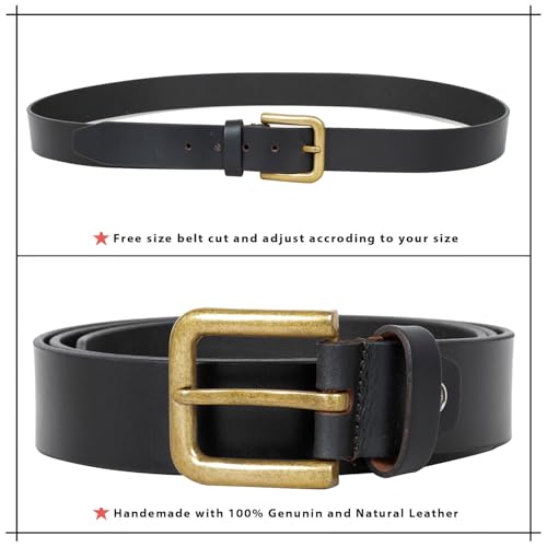 Image of HORNBULL Mens Alane Leather Belt | Casual Leather Belt for Men