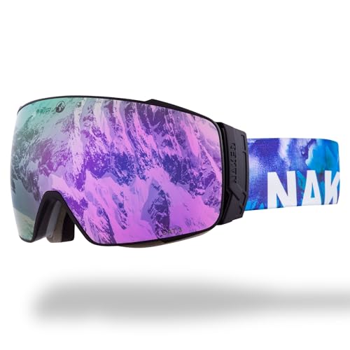 Compatibile con il casco: il design flessibile e adattabile si adatta perfettamente a diversi tipi di caschi e offre il massimo comfort e sicurezza rispetto agli occhiali da sci e da snowboard.