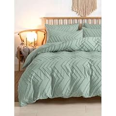 Cover(not Comforter)-sage Green Tufted