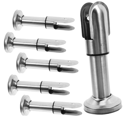 Supports métalliques de 10 cm pour une stabilité renforcée de cloison de salle de bain