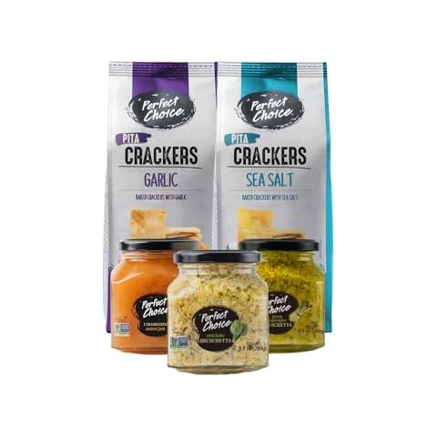 Perfect Choice 2 Crackers and 3 Variety Sauces Bundle Cover