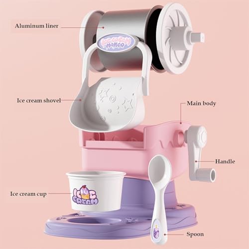 Eismaschine - Softeismaschine | Manuelle Schnelle Ergebnisse Eismaschine, Sorbet und langlebige Eismaschine – Bild 7