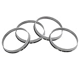 GDSMOTU 4pc Alloy Aluminum 108mm OD to 106mm ID Hub Centric Rings - Performance Hubrings for 106mm Vehicle Hubs with 108mm Wheels Center Bore