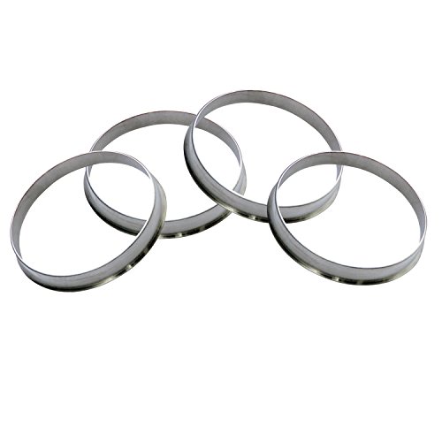GDSMOTU 4pc Alloy Aluminum 108mm OD to 106mm ID Hub Centric Rings - Performance Hubrings for 106mm Vehicle Hubs with 108mm Wheels Center Bore