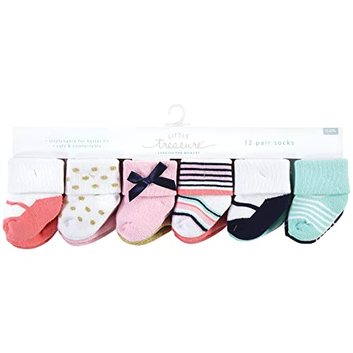 Image of Little Treasure baby-girls Newborn Socks