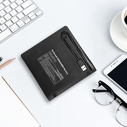 Caja externa móvil USB 3.0 para unidad CD DVD 12.7mm miniatura 2