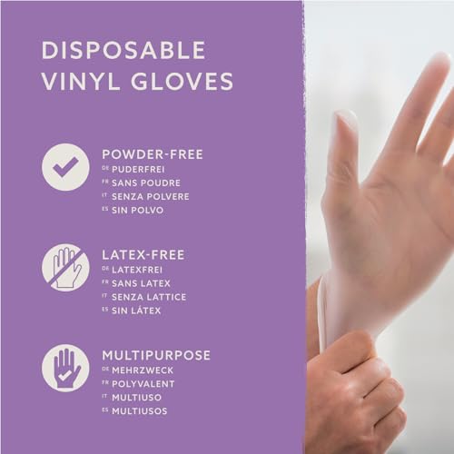 by Amazon - Einweg-Vinylhandschuhe, Größe XL, 100er-Pack – Bild 5