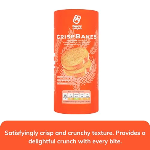 Crisp Bread Multipack Bakery Delights Crispbakes 125g x 4, Sealing clips x2