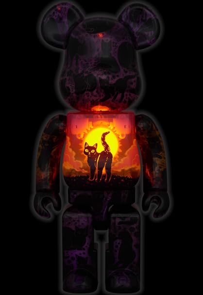 Amazon | BE@RBRICK 夕闇のネコ 400％ | ロボット・子ども向け