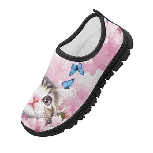 Fashion Casual Walking Shoes Boys Comfort Barefoot Sneakers Elastic Shock Absorption Anti-Skid Loafers Size 11-15 Black Sole4