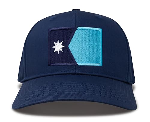 Image of International Tie State Hat for Men and Women, Adjustable Snapback Trucker Baseball Cap with Embroidered Patch