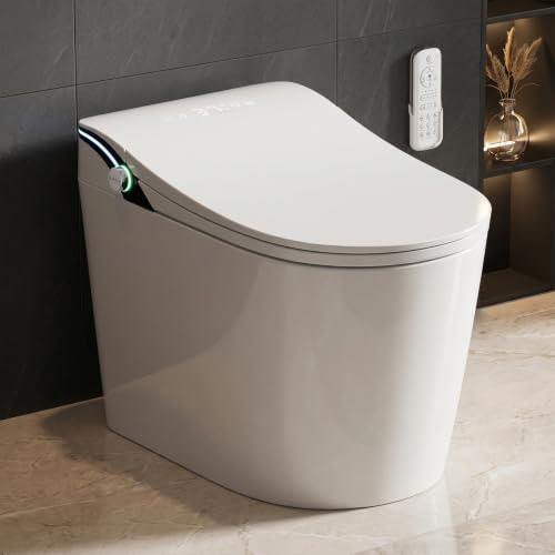 Image of Smart Toilet with Heated Seat,with Warm Water Sprayer and Dryer