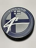 Ukko Pekka Luukkonen Signed Team Finland Hockey Puck Beckett BAS COA IP Sabres a - Autographed NHL Pucks