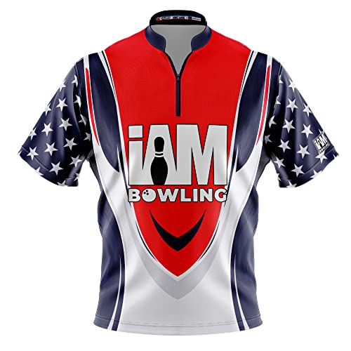 Logo Infusion Dye-Sublimated Bowling Jersey (Sash Collar) - I AM Bowling FUN Design 2013-IAB (X-Large)