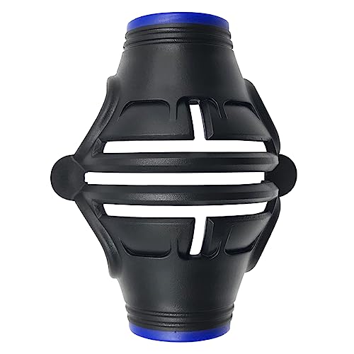 BUDDYBIRDIE Putt Liner 360 Golf Ball Marker | 360 Degree Line Drawing Alignment Accessory Tool Identification Multicolor Triple Line Golf Gift Premium Quality (Black & Blue)