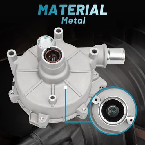 IRONTEK Engine Water Pump Fit for Ford (2005-2007 Five Hundred/Freestyle), for Mercury 2005-2007 Montego #1259050 14351223