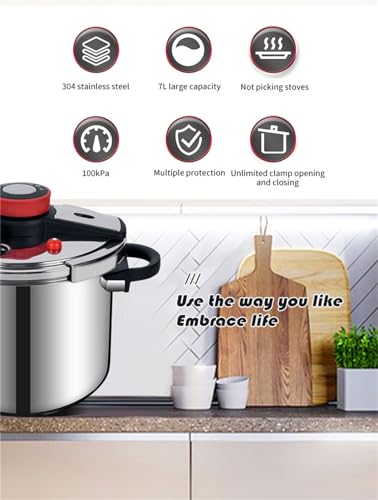 Olla a presión Acero inoxidable 5 L miniatura 4