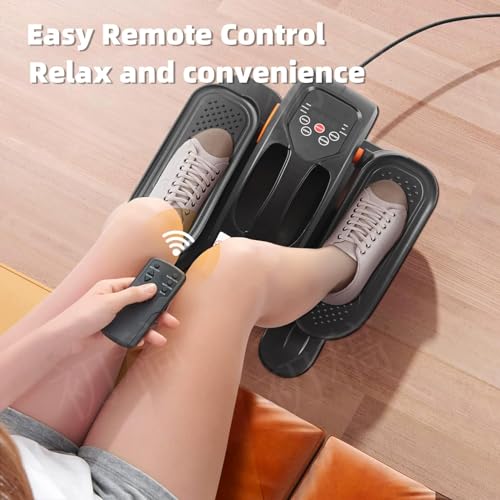 ESL Under Desk Elliptical - Portable Leg Exerciser for Seniors, Compact Seated Elliptical with Remote Control, LCD Display Electric Elliptical Trainers for Home Good Gift, Ellipse Leg Exerciser - Image 4