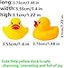 DZTIAN 12 Pcs Multicolored Mini Multicolor Rubber Ducks Baby Bath Ducky Bathtub Pool Squeaky Little Duck Toys for Shower/Party Decoration Supplies/Birthday (12)