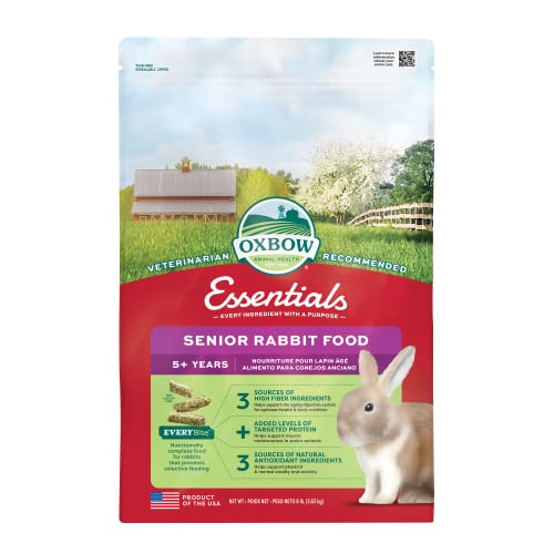 Oxbow Animal Health Essentials Senior Rabbit Food – 8 lb