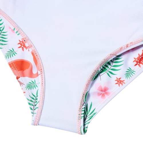 BFUSTYLE Girls One Piece Swimsuit Cute Striped Bathing Suit Hawaii Swimwear 4-13 Years3