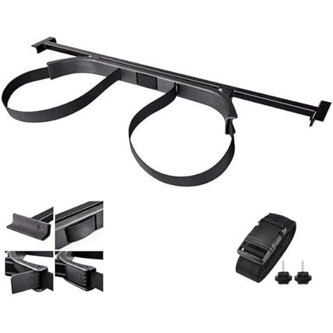 Smart Parts Golf Cart Bag Mount – Golf Bag Holder Bracket Attachment for Rear Seat – Fits EZGO Club Car Yamaha Cover