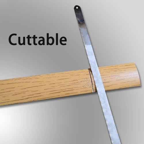 Bande de transition de sol contre les dénivelés dangereux chêne blanc 4pcs