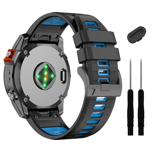 Bracelet montre connectée 26mm silicone pour Garmin Epix Pro Tactix 7 Fenix