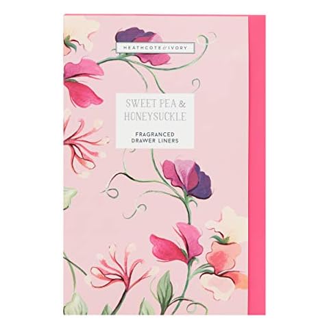 Heathcote & Ivory Sweet Pea & Honeysuckle Drawer Liners Cover