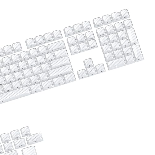 Touches en gelée pour claviers mécaniques Lot de 113 touches Profil OEM Double Shot
