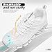 Mens Walking Shoes Fashion Athletic Sport Running Tennis Sneakers Blade Non Slip Breathable Mesh Casual White