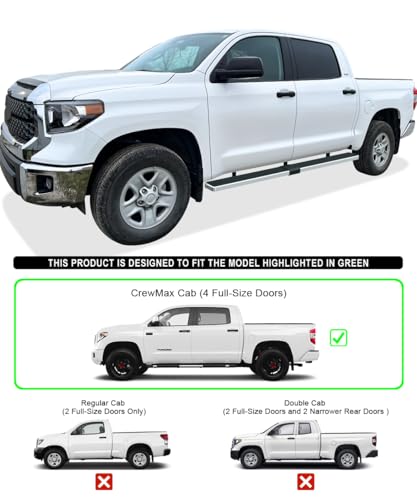 Estribos running boards de acero inoxidable 304 de 6 pulg miniatura 2
