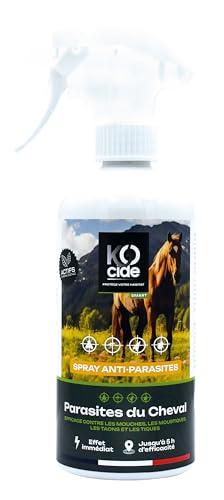 K-OCIDE - Barrière répulsive contre parasites du cheval - Anti-Insectes - Polyvalent - Produit Naturel - 500 ml.