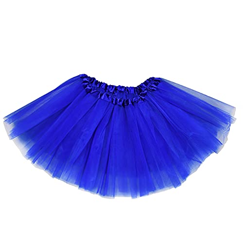 Tutus Skirt, Tutus for Women, 5-Layered Tulle Tutu Skirts Halloween Costumes Skirts Teens Ballet Skirts Classic Blue