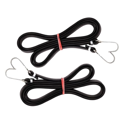 PartyKindom 2pcs Bike Strap Motorcycle Helmet Strap Motorcycle Bungee Cord Elastic Strap with Hook Helmet Luggage Elastic Rope Bike Bungee Cords Motorcycle Luggage Rope Extra Thick Butyl Glue