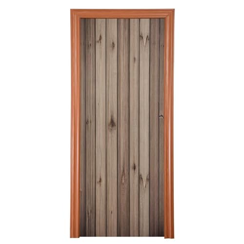FLildon Rustic Wood Door Cover Decoration, Party Accessory Porch Decor for Festive Ornament Room Door Covers 32 x 79 Inch