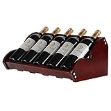 ♥ diseño de múltiples botellas, capacidad de almacenamiento, diseño de bafle práctico y atractivo, para evitar que la botella se caiga, fácil de almacenar.