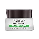 Dead Sea Essentials Smoothing Eye Cream for Dark Circles and Puffiness, Anti-Aging Serum with Dead Sea Minerals & Algae