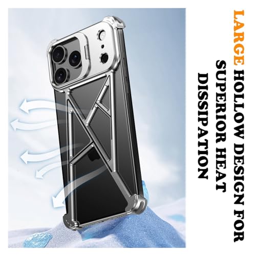 Bumper iPhone 17 Pro métallique avec support discret