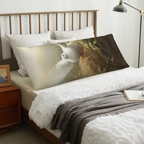 Housse de coussin de corps esthétique imprimée collines - 8